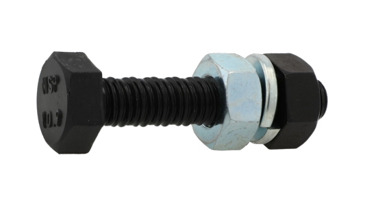 鋼 SCM435(クロモリ) PLB (パーフェクトロックボルト)六角ボルト ナット付(全ねじ)(緩み止め)